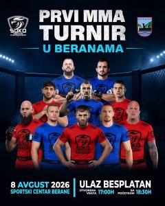 MMA elita stiže u Berane 8. avgusta