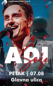 Koncert u okviru manifestacije “Dani dijaspore” 7.8.