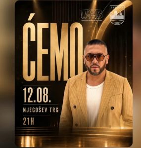 Ćemo na Njegoševom trgu  12. avgusta
