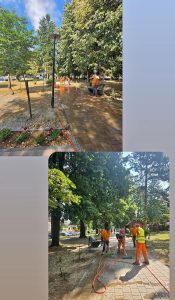 Radnici DOO “Komunalno” Berane uređuju park kod Hrama