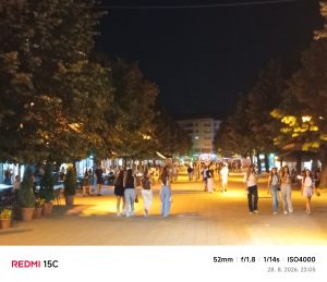 Petak veče i gužva kroz Berane