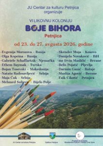 U Petnjici od 23. do 27. avgusta VI likovna kolonija „Boje Bihora“