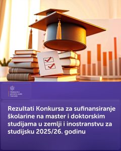 Poznati kandidati koji su ostvarili pravo na sufinansiranje školarine