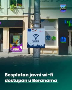 Besplatan WI-FI internet u Beranama