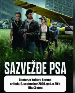 Film “Sazvežđe psa” u Beranama 9. septembra