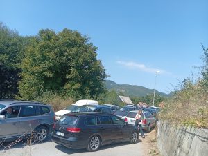 Gužve kod groblja u Donjim Lugama