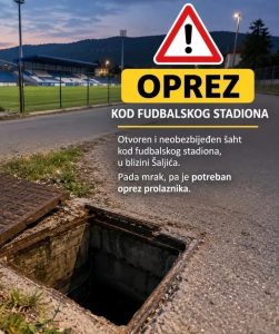 Oprez kod Gradskog stadiona 