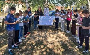 Čitalački čas u prirodi – JU OŠ “Polica” 