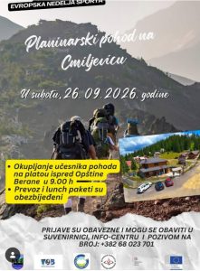 Planinari osvajaju Cmiljevicu predstojećeg vikenda