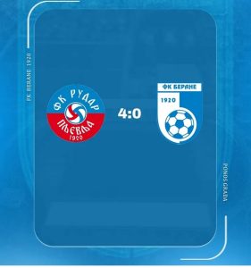 Ubjedljiva pobjeda Rudara nad Beranama – Pljevljaci slavili sa 4:0