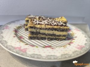 Predlog za desert: Kremasti kolač sa makom