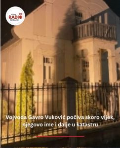 Gavro Vuković i dalje upisan kao držalac kuće