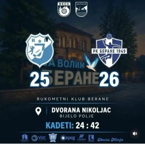 Beranski rukometaši dvostruko slavili protiv Jedinstva u Bijelom Polju