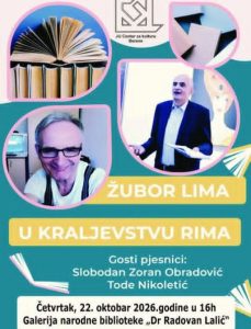 „Žubor Lima“ okuplja pjesnike 22. oktobra
