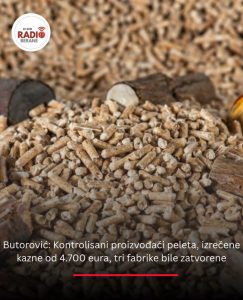 Kontrole peletara: kazne 4.700 eura