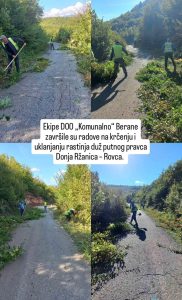 Uređen putni pravac Donja Ržanica – Rovca