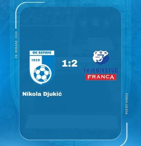 FK Berane poraženo od FK Jedinstva u komšijskom derbiju