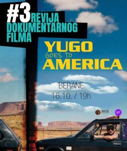 Dokumentarac “Yugo ide u Ameriku” 16. oktobra