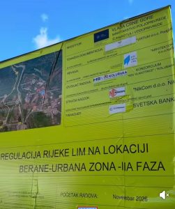 Počela druga faza izgradnje obaloutvrde u Beranama