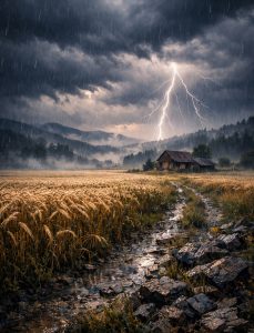 Meteo Berane: Kiša, pljuskovi i grmljavina
